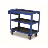 钢制手推车带橡胶垫(三层)