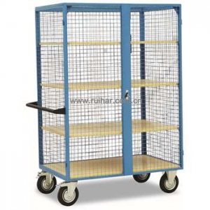 木质台板钢制手推车(四层)