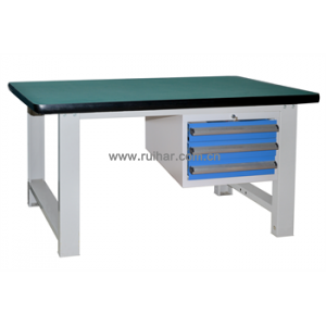 重型工作台带三吊抽(台面厚50mm)