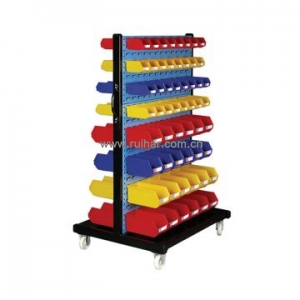 移动型双面物料整理架，960*610*1560mm，含112个零件盒，散件发货