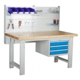 带挂板抽屉柜工作台