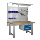 带挂板抽屉柜工作台