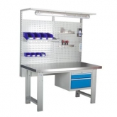 带挂板抽屉柜工作台