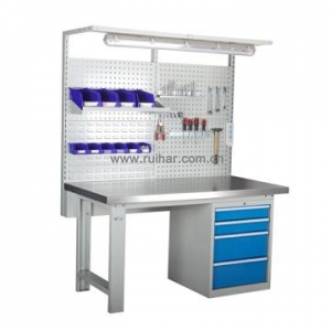 带挂板抽屉柜工作台
