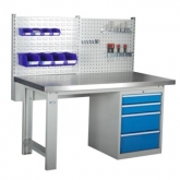 带挂板抽屉柜工作台