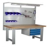 带挂板抽屉柜工作台