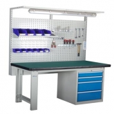 带挂板抽屉柜工作台