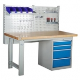 带挂板抽屉柜工作台