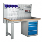 带挂板抽屉柜工作台