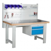 带挂板抽屉柜工作台