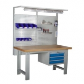 带挂板抽屉柜工作台