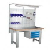 带挂板抽屉柜工作台