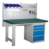 带挂板抽屉柜工作台