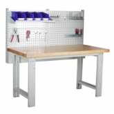 带挂板工作台