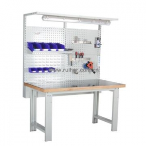 带挂板工作台