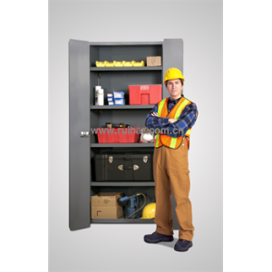 双折门层板式重型置物柜(五层),3952-4S-95