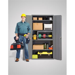 双开平齐门层板式重型置物柜(钢板厚1.9mm 五层),3501-4S-95