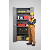 双折门层板式重型置物柜(五层),3952-4S-95