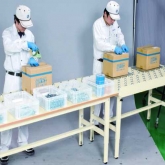 コロボール付高さ調整作業台_万向球工作台_包装工作台_流转工作台