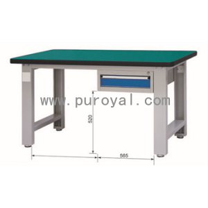 重型工作台带单抽(40mm复合台面)，E-XTG1575+XB10-1TG(B)