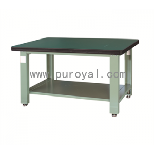 重型工作台带底部搁板(50mm复合台面)，XFH-2100D